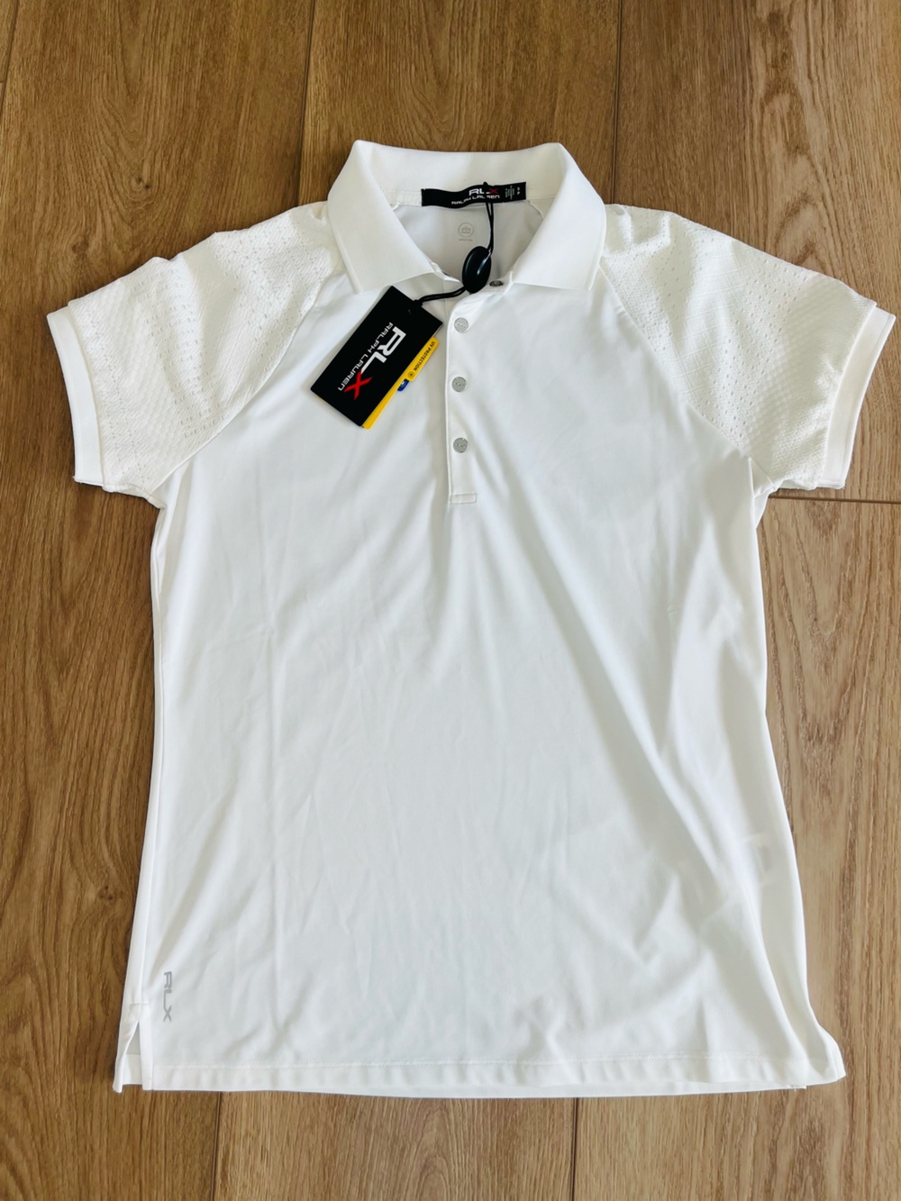 RLX Ralph Lauren White Golf Polo
